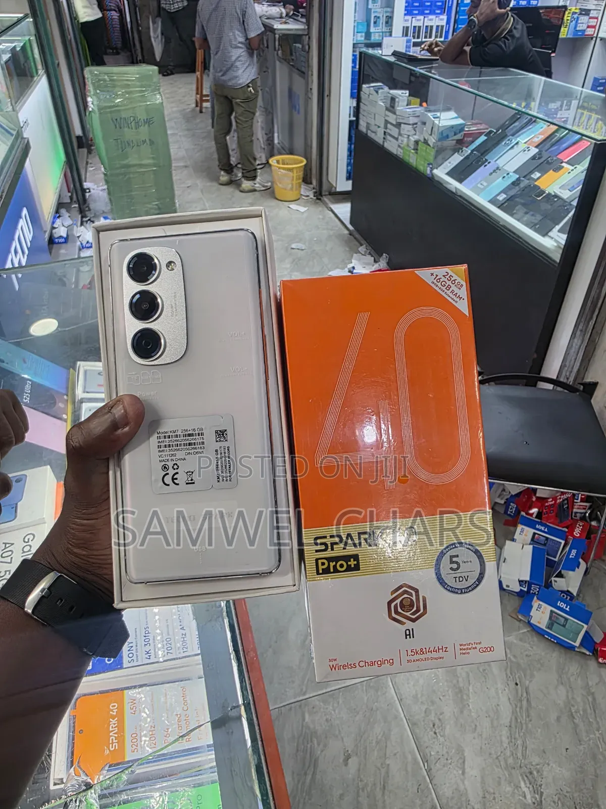 New Tecno Spark 40 Pro+ 256 GB Silver