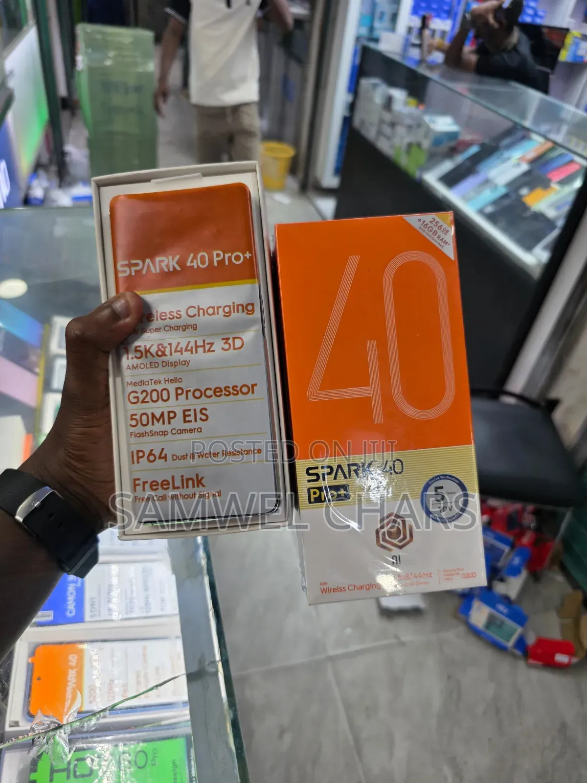 New Tecno Spark 40 Pro+ 256 GB Silver