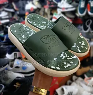Men's Rubber Materials Pure and Original Open Shoes Bahamas Branded
