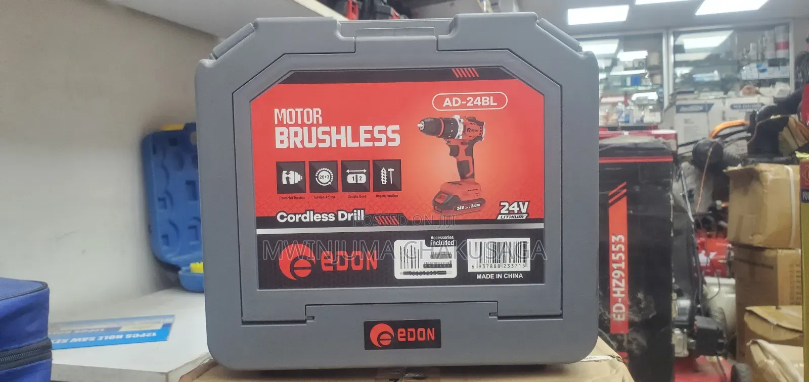 Edon Cordless Drill Blushless 24 V