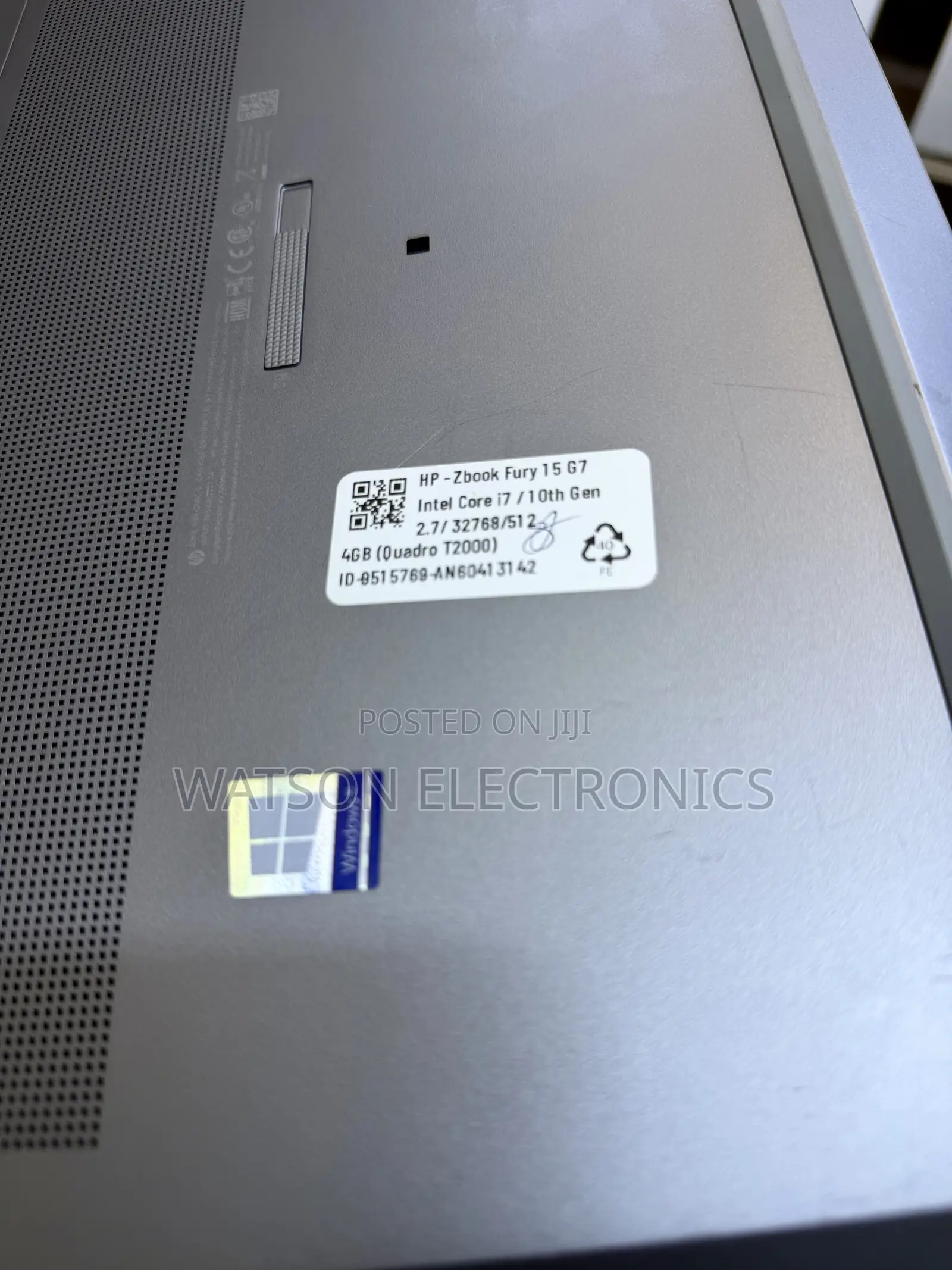Laptop HP Zbook Fury 15 G7 32GB Intel Core i7 SSD 512GB