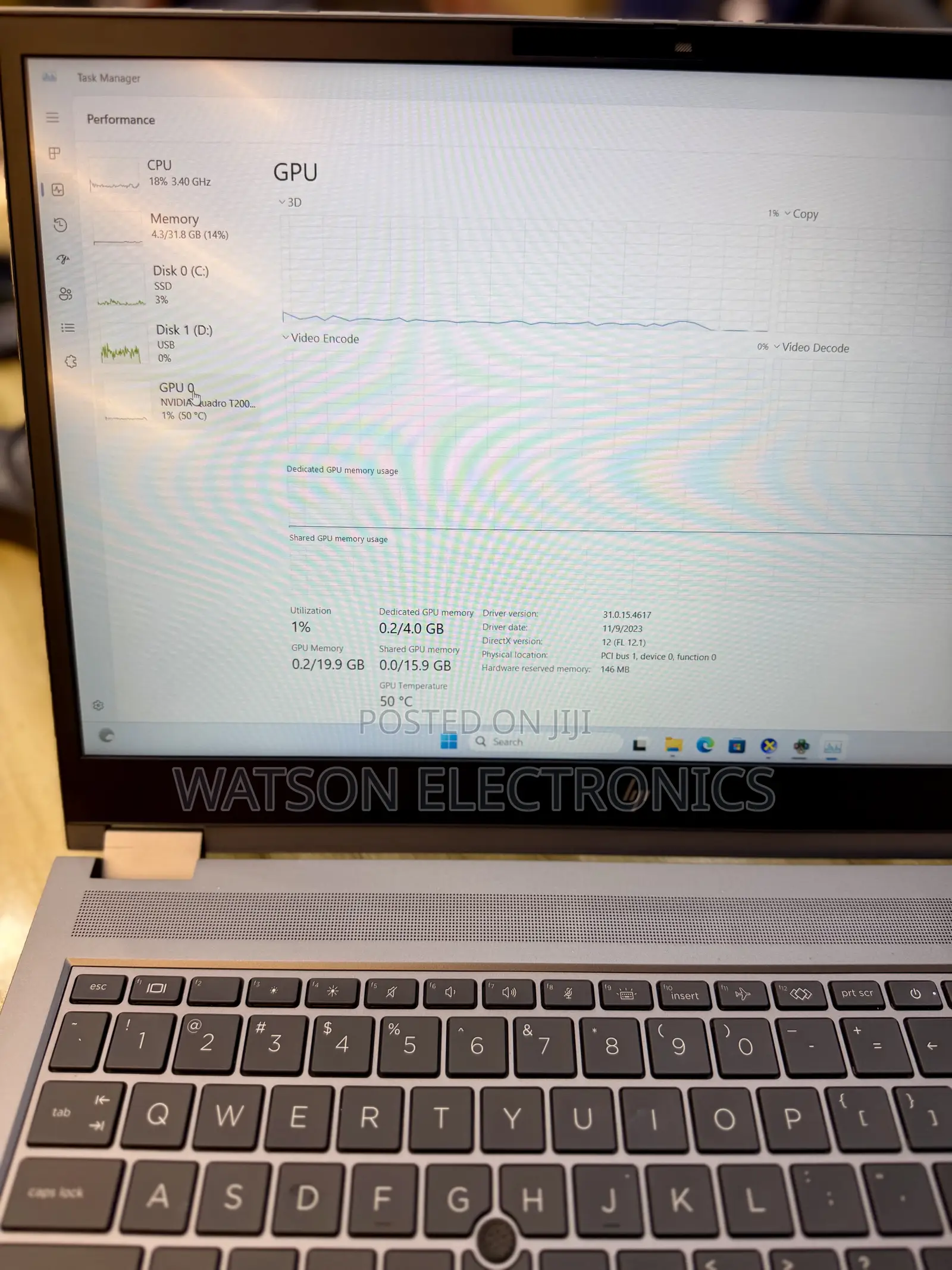 Laptop HP Zbook Fury 15 G7 32GB Intel Core i7 SSD 512GB
