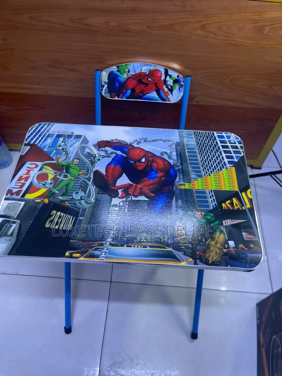 Spider Man Kids Table And Chair Set