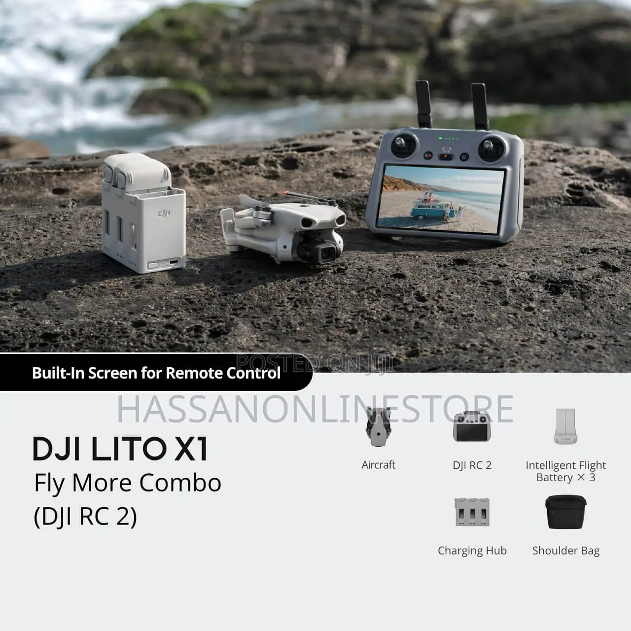 Dji Lito X1 Fly More Combo (Dji Rc-2)