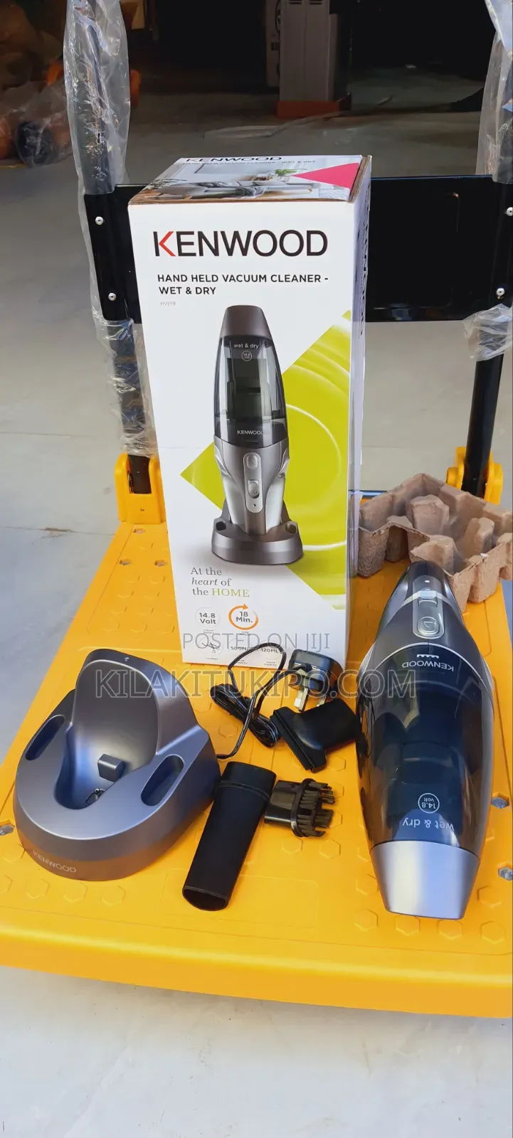 Kenwood Hand Held Wet Dry Vacuum Cleaner Rechargeable