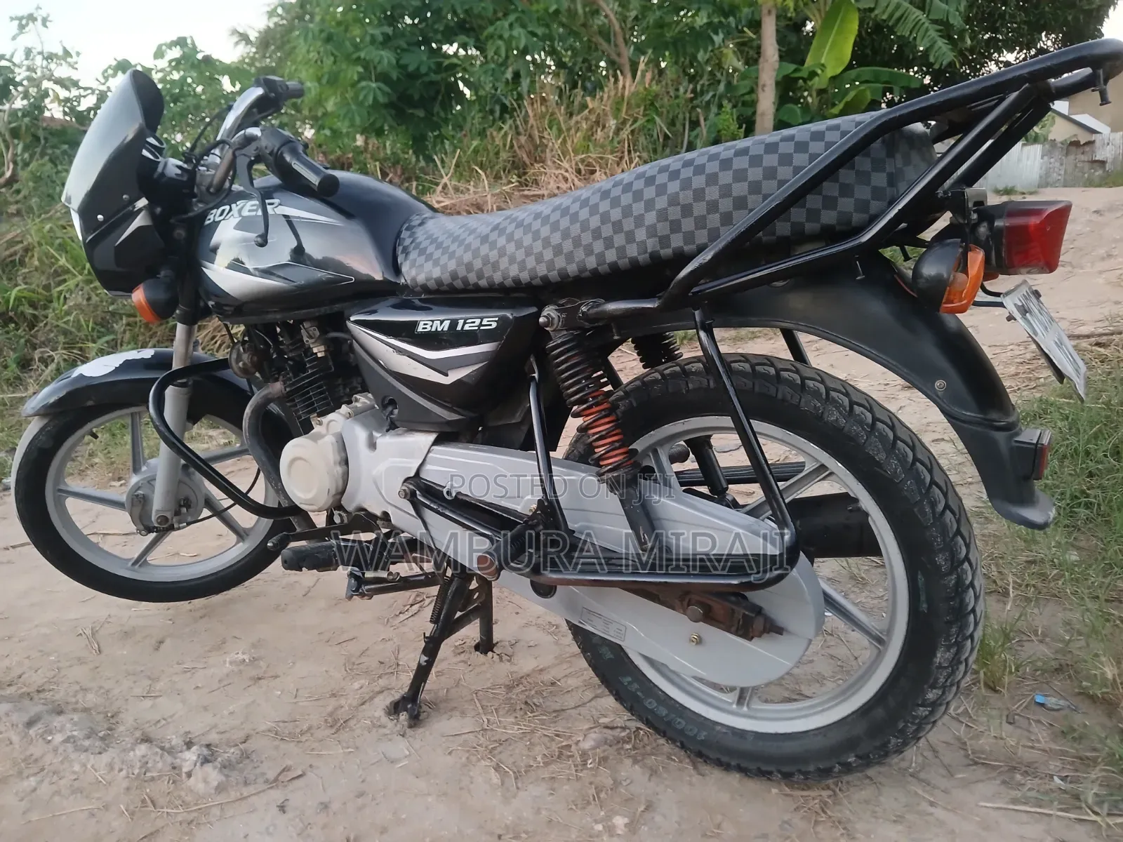 New Bajaj Boxer 125 2025 Black