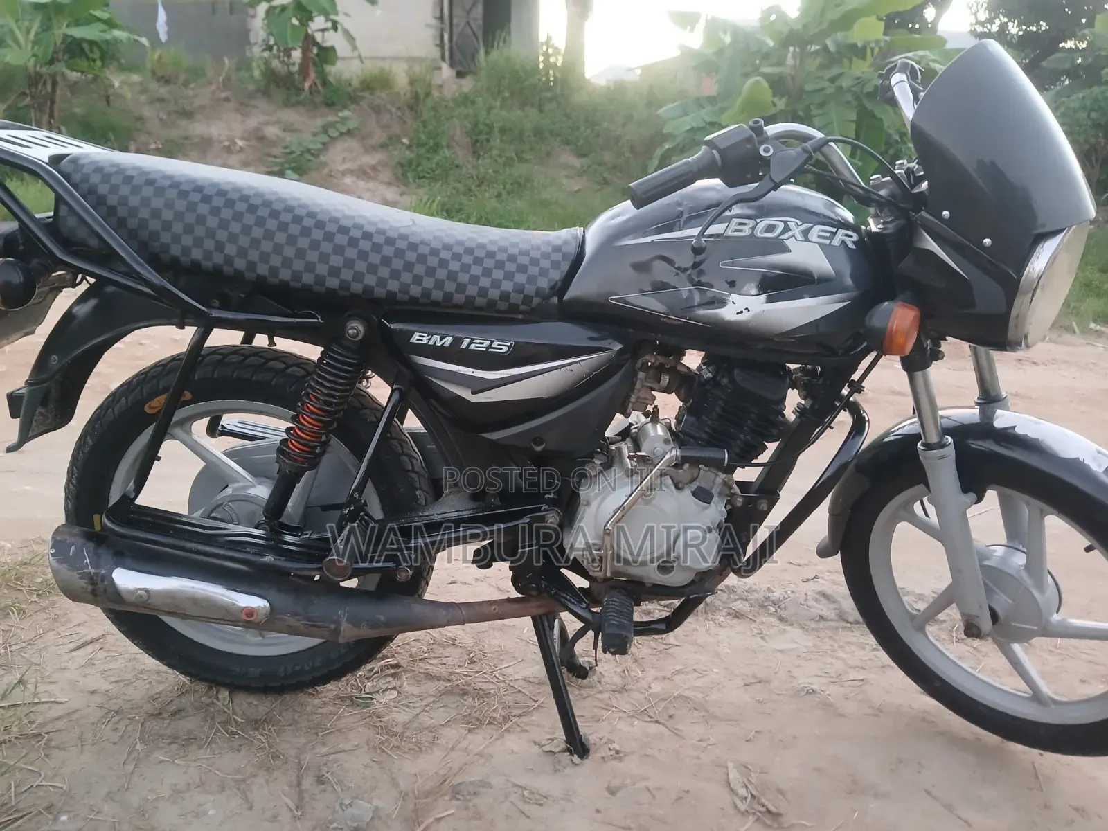 New Bajaj Boxer 125 2025 Black