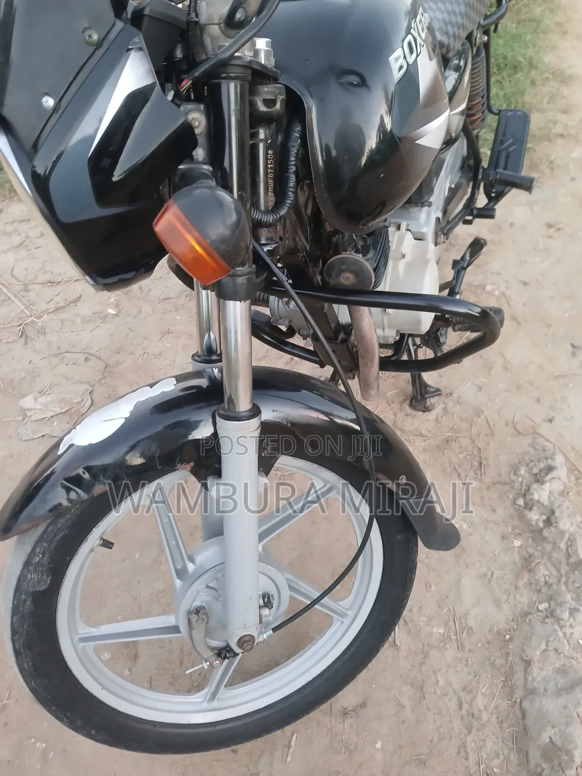 New Bajaj Boxer 125 2025 Black