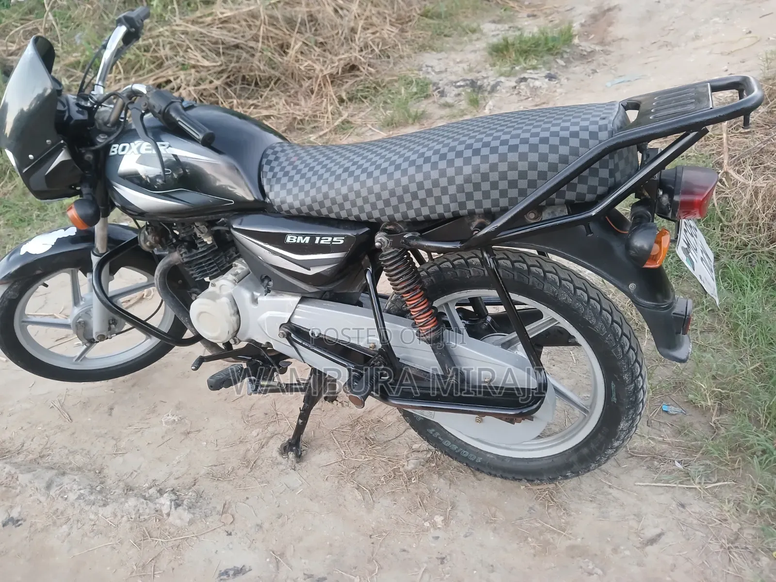 New Bajaj Boxer 125 2025 Black