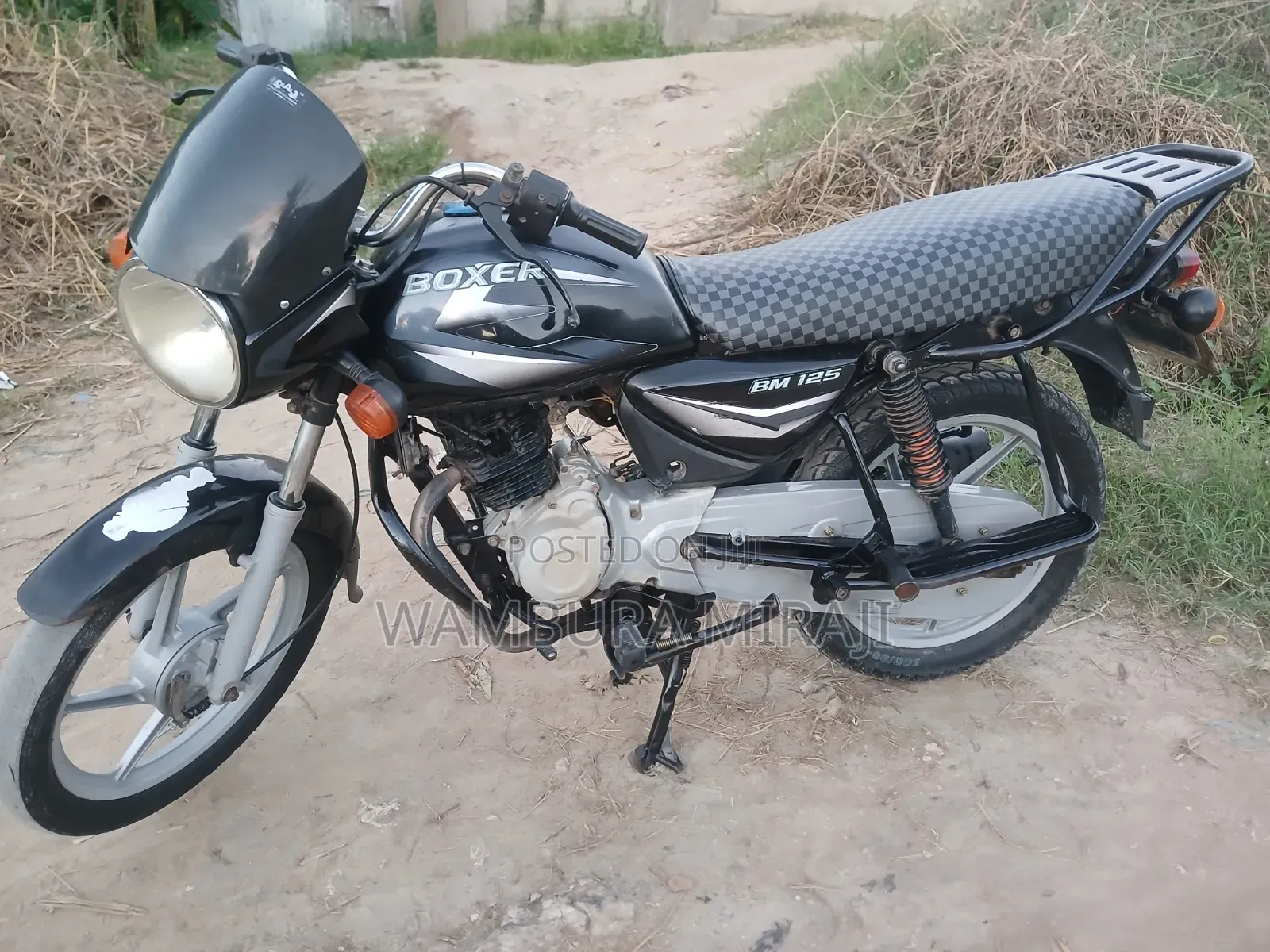 New Bajaj Boxer 125 2025 Black