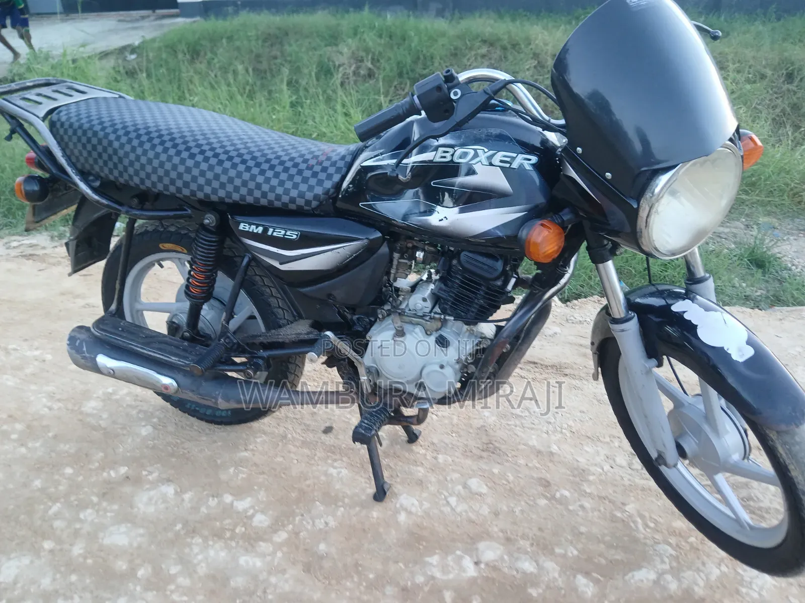 New Bajaj Boxer 125 2025 Black