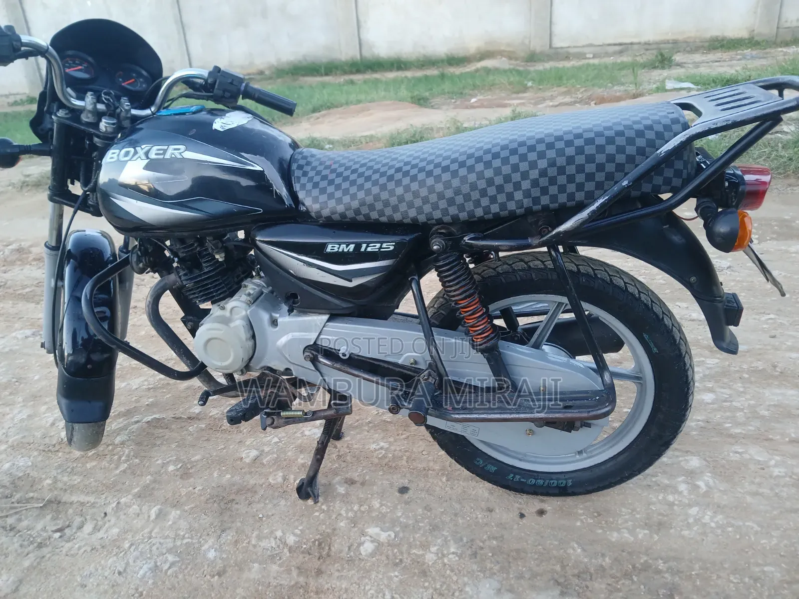 New Bajaj Boxer 125 2025 Black