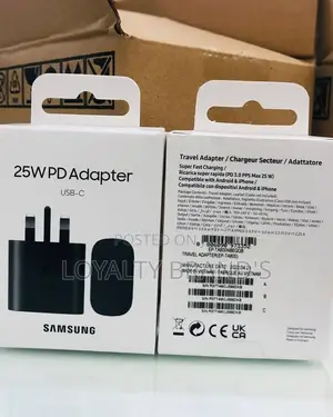 Samsung 25w Fast Charger –Original Samsung Adapter Super Fast Charging