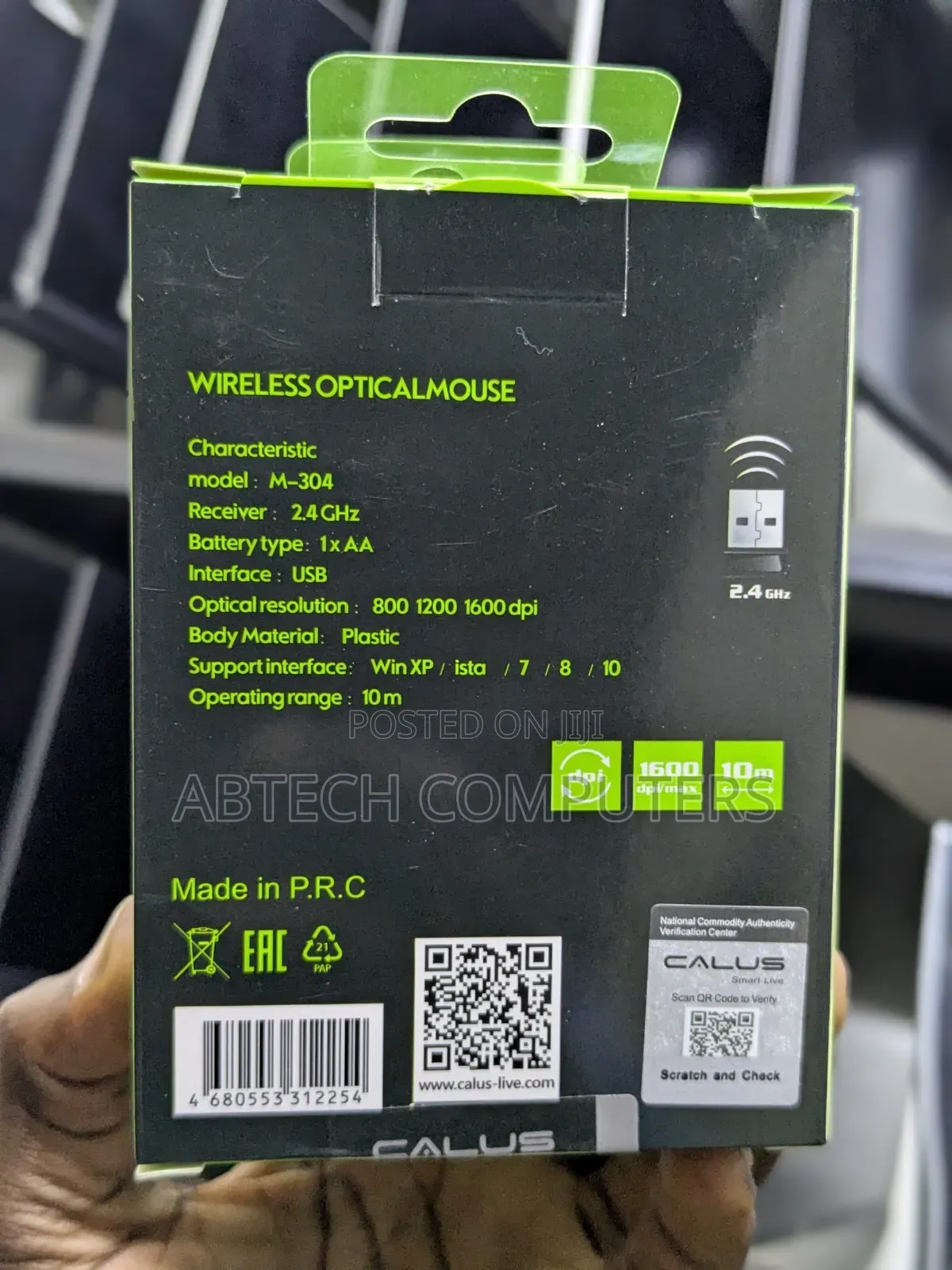 Calus M-304 Wireless Mouse
