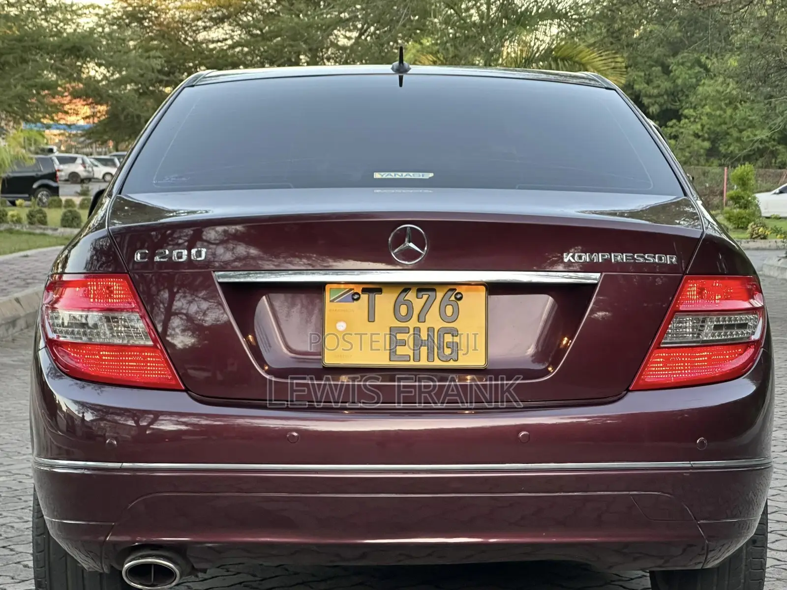 Mercedes-Benz C-Class 2008 Maroon