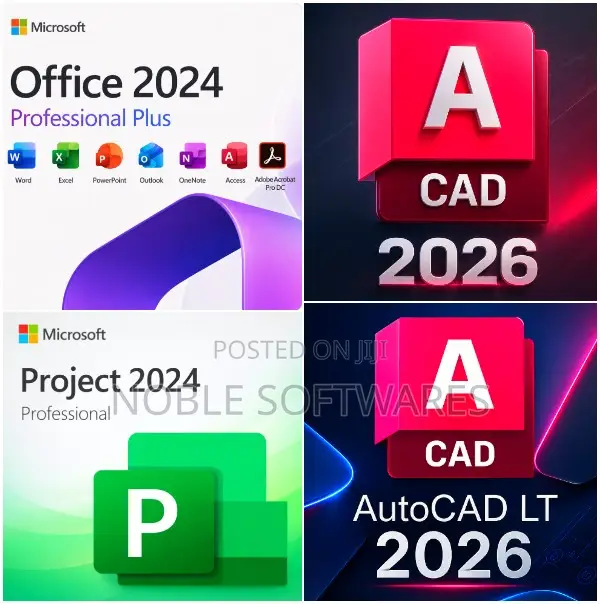 Microsoft Office 2024 + Autocad 2026 + Autocad Lt 2026
