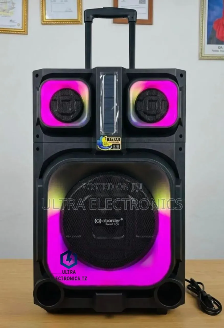 Aborder Party Speaker Rechargeable 2 Wireless Microphone Mic