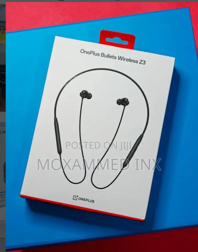 Oneplus Bullets Wireless Z3 Bluetooth Earphones Neckband Black