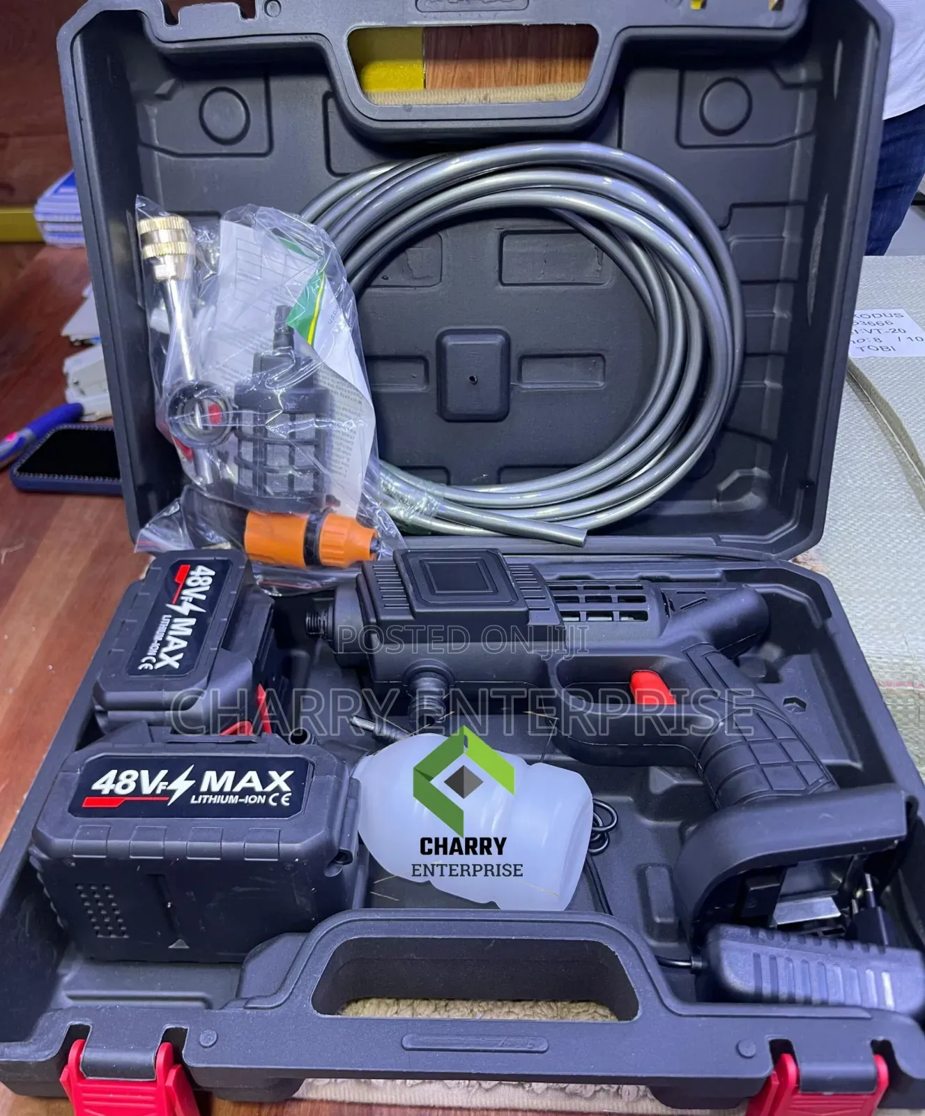 Water Gun Portable 48v Cordless Pressure Washer Cleaning Gun Kit