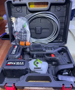 Water Gun Portable 48v Cordless Pressure Washer Cleaning Gun Kit