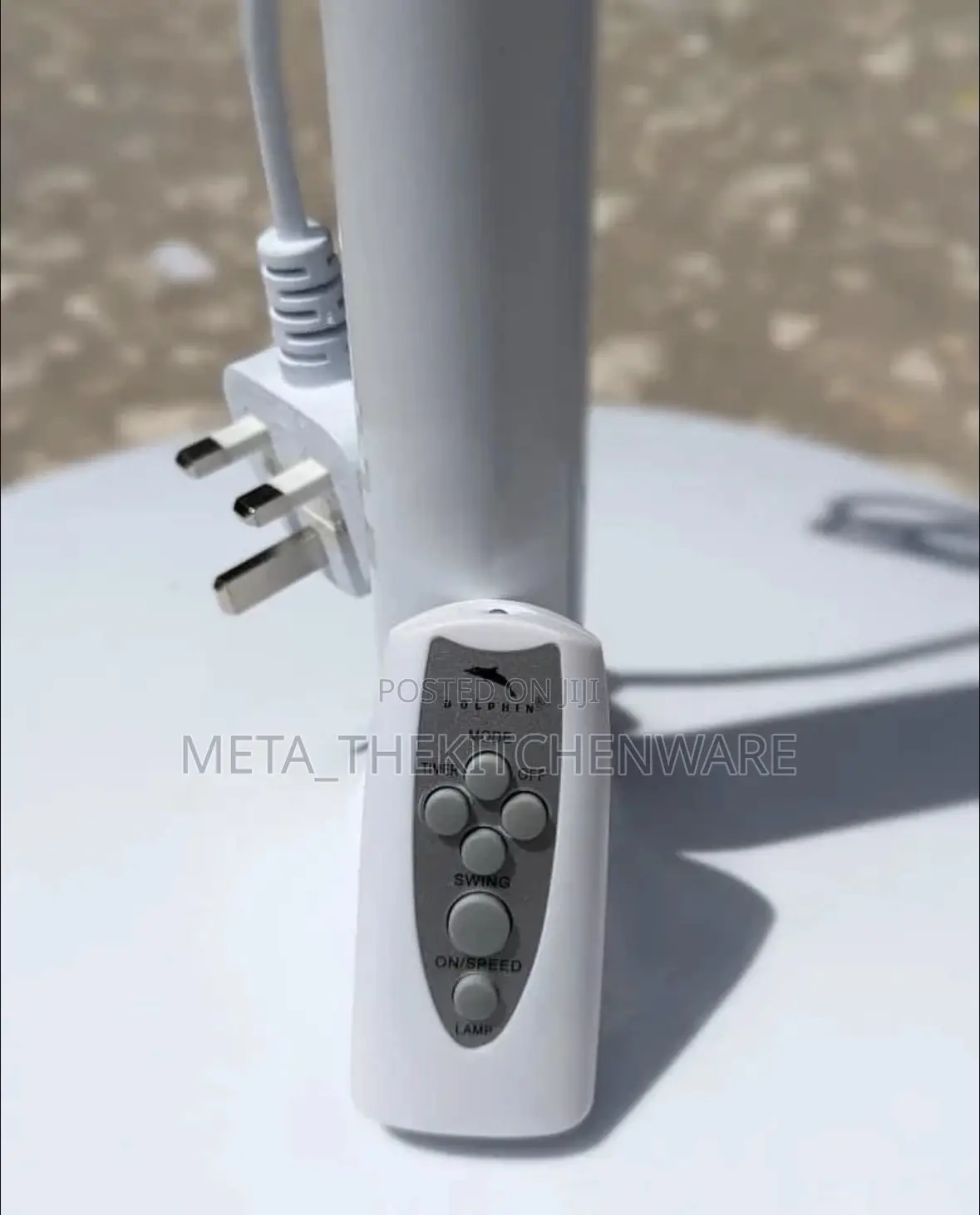 Dolphin Stand Fan With Remote 18inches