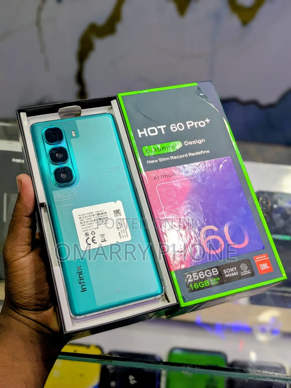New Infinix Hot 60 Pro 256 GB Blue