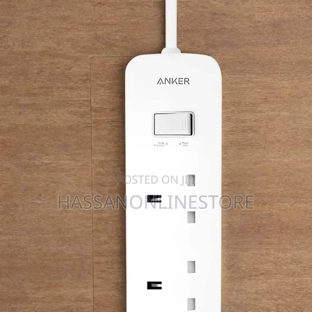 Anker A91f3k21 Power Strip 6 Ac Outlets – Extension Socket 1.8m