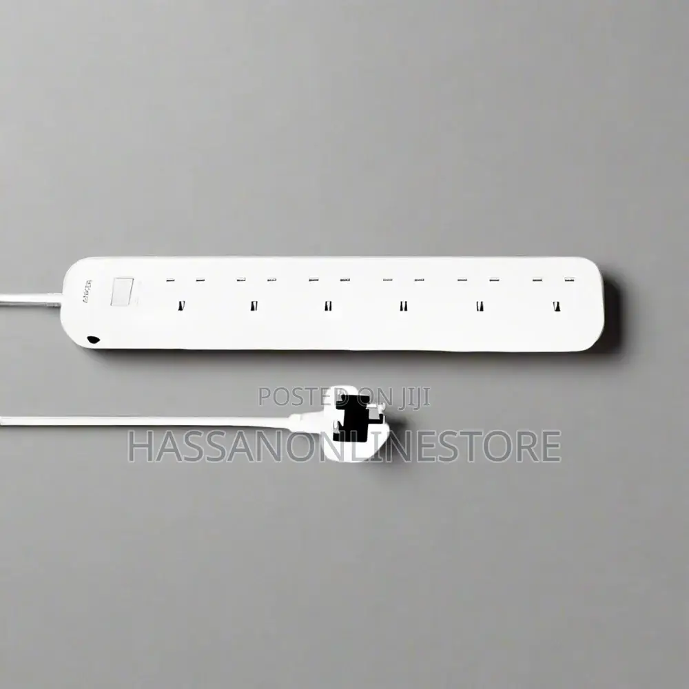 Anker A91f3k21 Power Strip 6 Ac Outlets – Extension Socket 1.8m