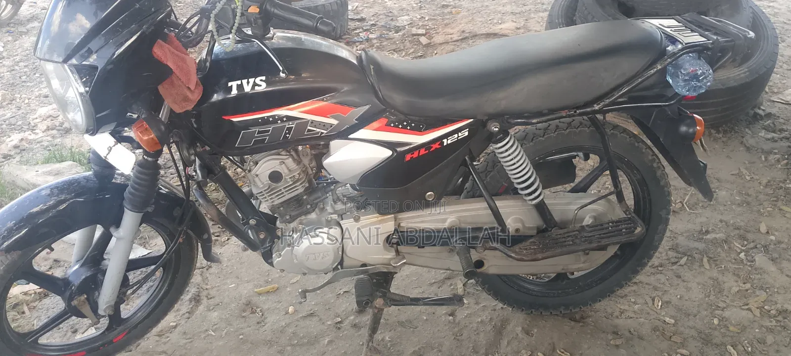 TVS HLX 125 2024 Black