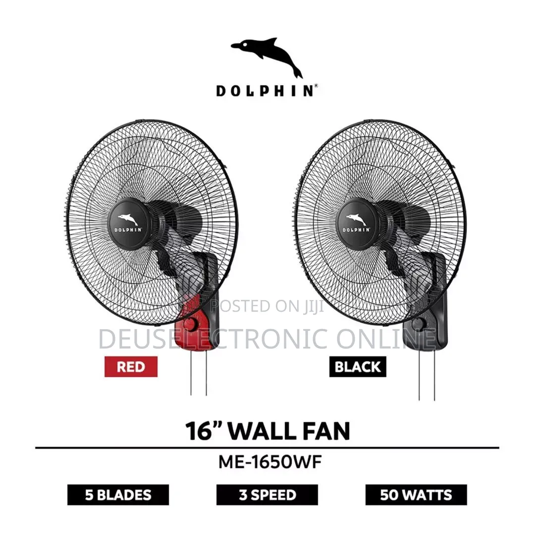 Dolphin Wall Fan 1650wf Size 16