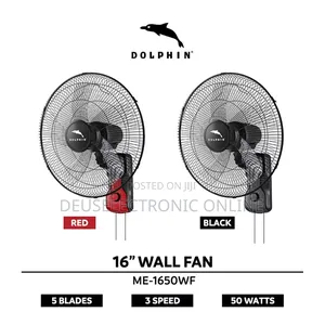 Dolphin Wall Fan 1650wf Size 16