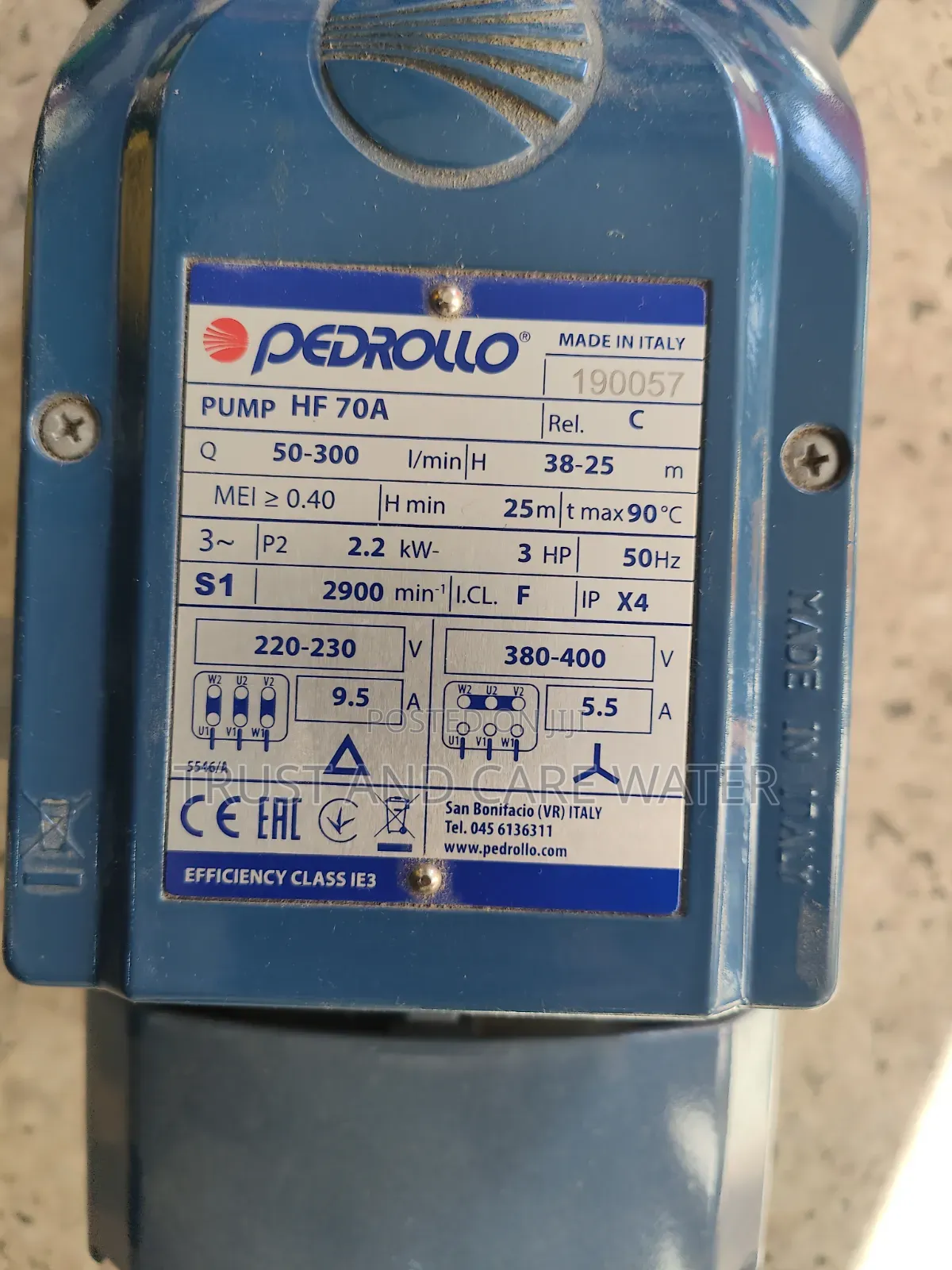 Pedrollo Surface Pump 3hp (1 1⁄2inch)