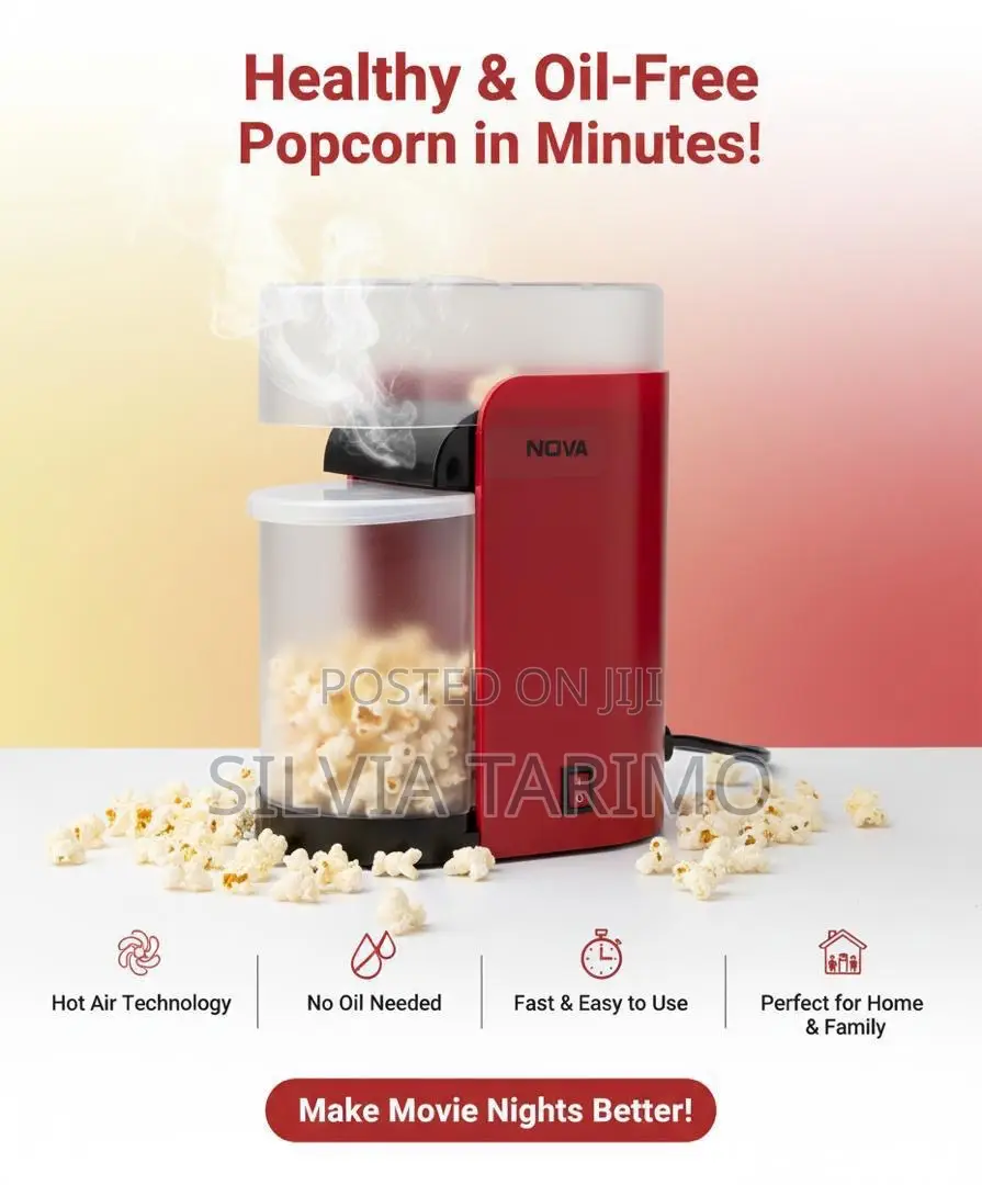 Hot Air Popcorn Maker