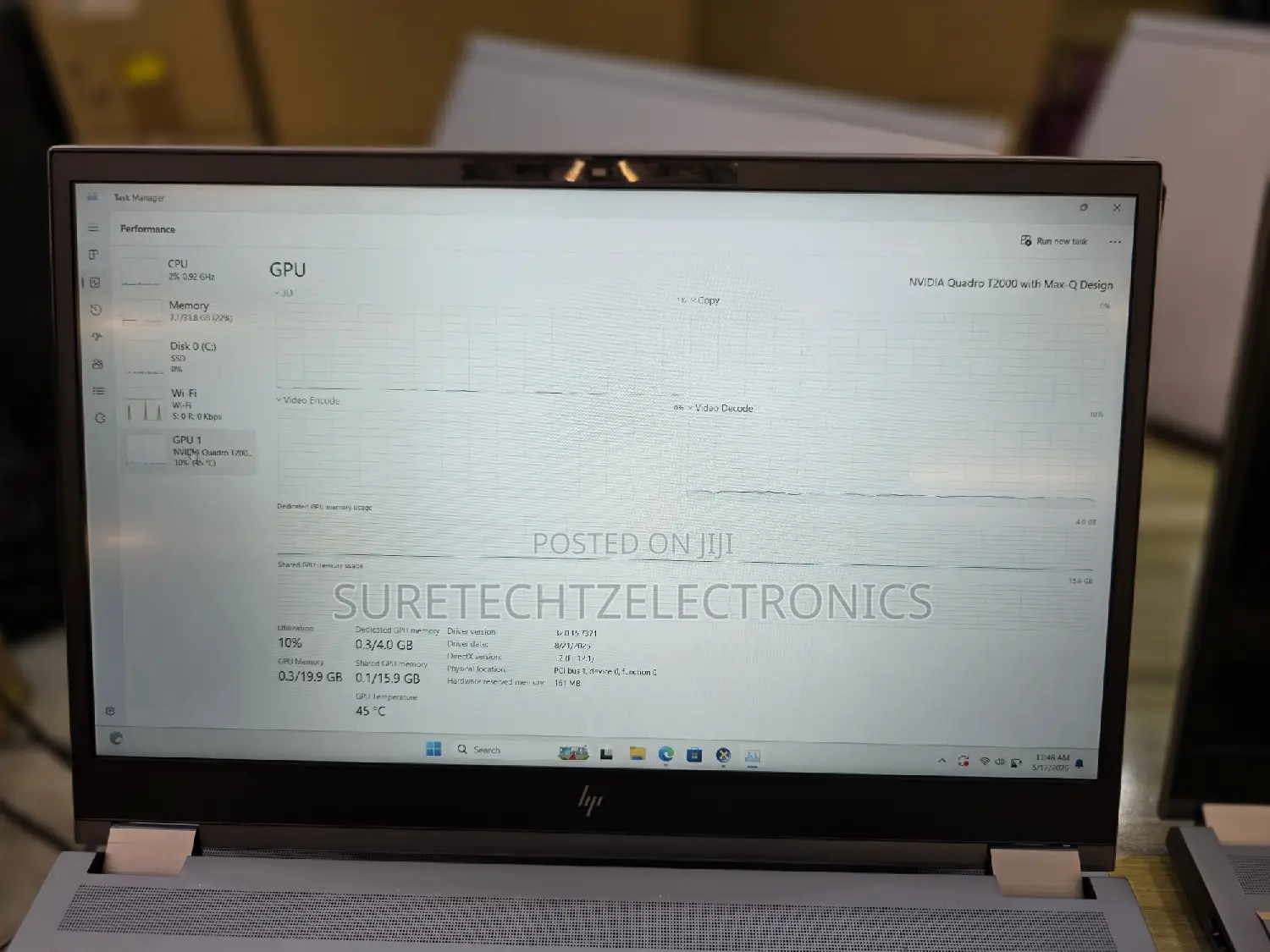 Laptop HP Zbook Fury 15 G7 32GB Intel Core i7 SSD 512GB