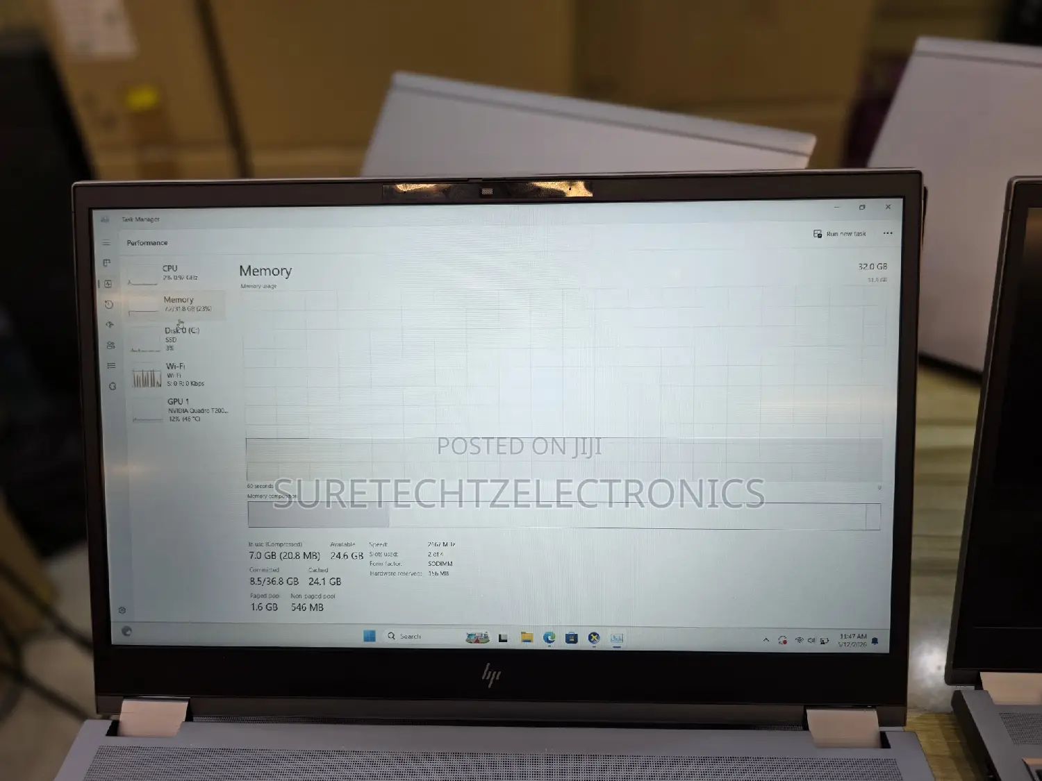 Laptop HP Zbook Fury 15 G7 32GB Intel Core i7 SSD 512GB
