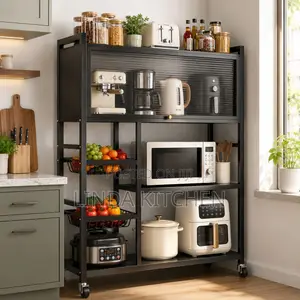 Kitchen Appliances Rack With Cabinet. 80*32*125cm