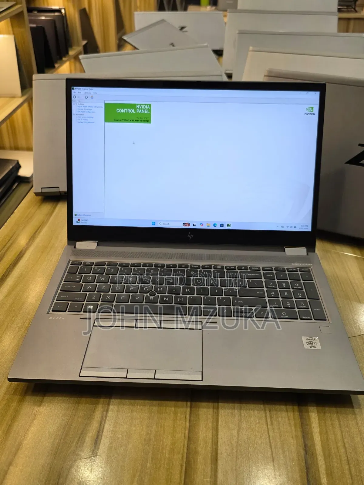 Laptop HP Zbook Fury 15 G7 32GB Intel Core i7 SSD 512GB