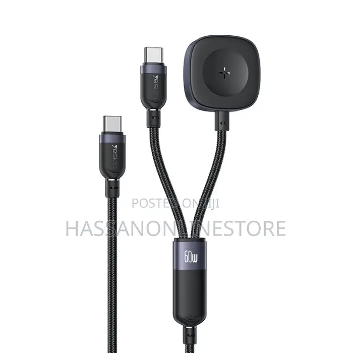 Yesido Ca136c 60w Fast Charging Type-C to Type-C Watch