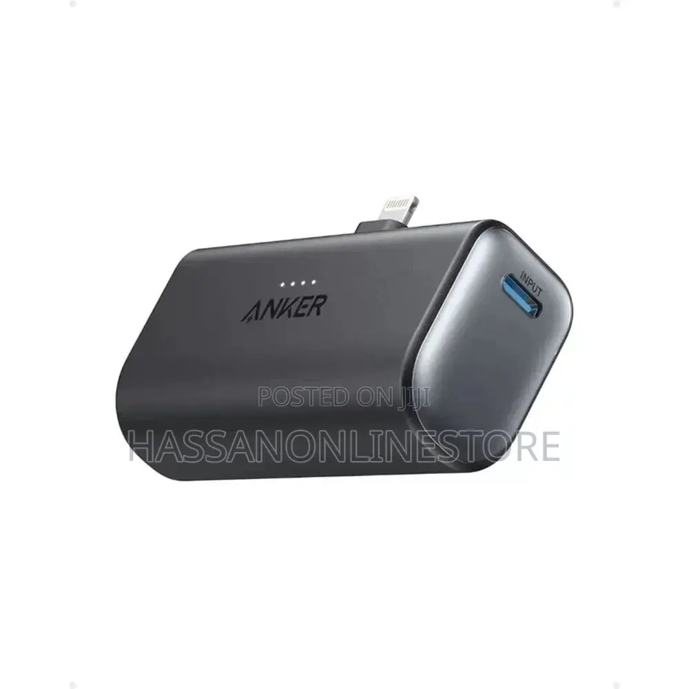 Anker A1645h11 Nano Power Bank (12w) 5000mah With Built-in Lightning