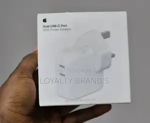 Apple 35w Power Adapter – Dual Usb-C Fast Charger | Original Adapter
