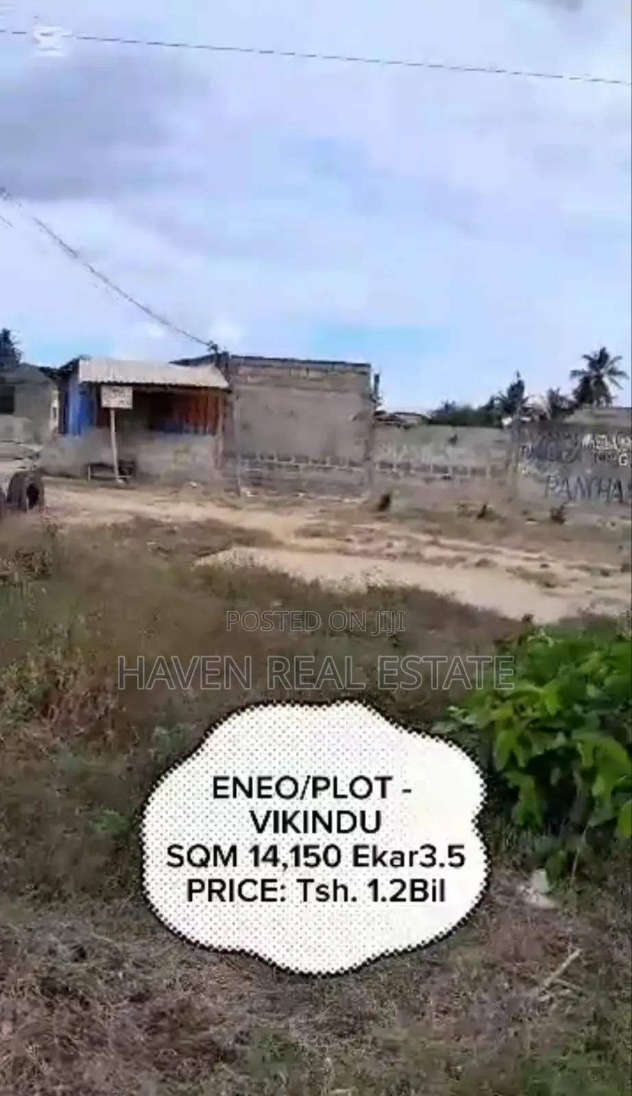3.5 Acres Yard for Sale at Vikindu Along Main Road