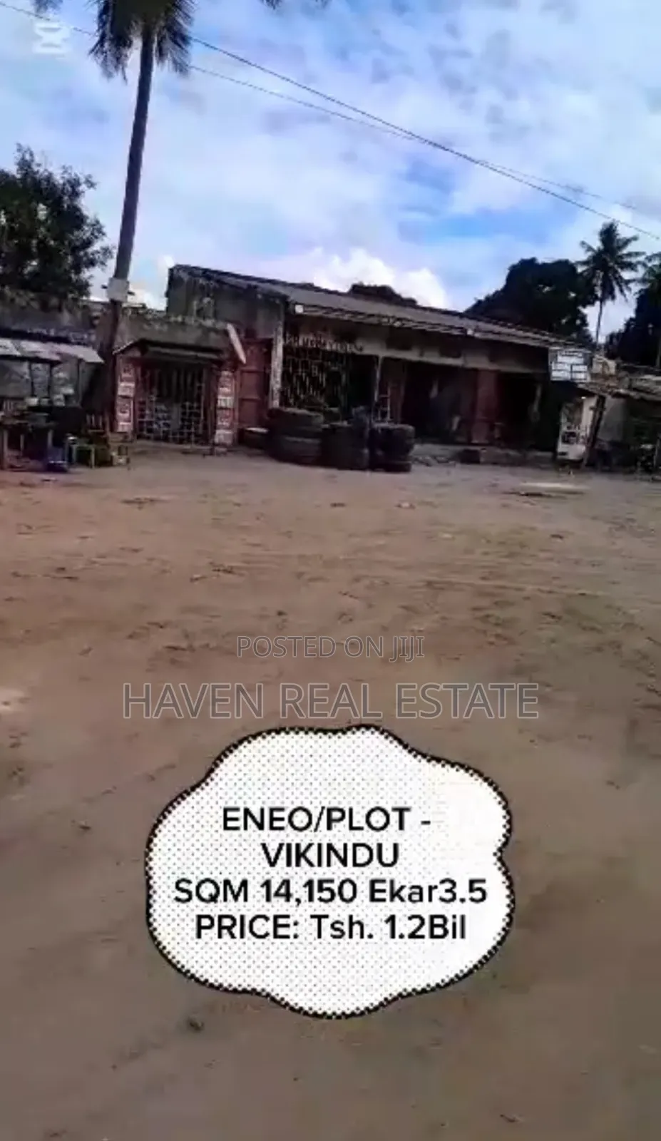 3.5 Acres Yard for Sale at Vikindu Along Main Road