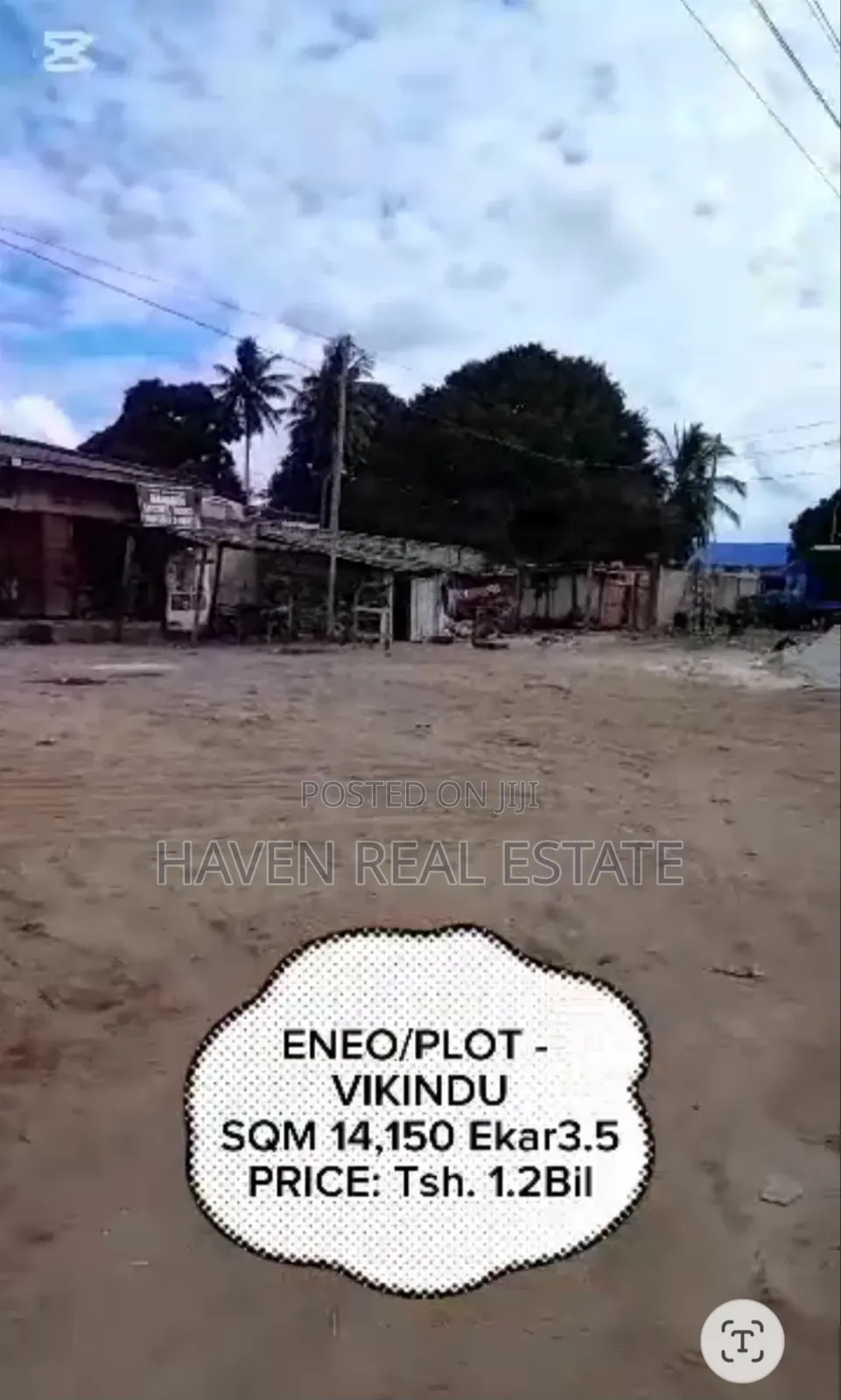 3.5 Acres Yard for Sale at Vikindu Along Main Road
