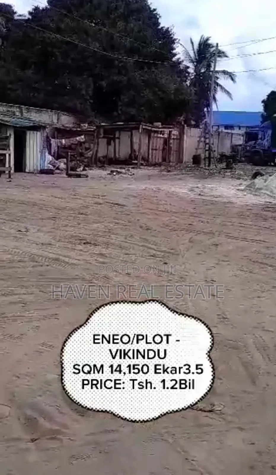 3.5 Acres Yard for Sale at Vikindu Along Main Road