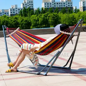 Double Stand Folding Steel Hammock 400lbs (181kg)