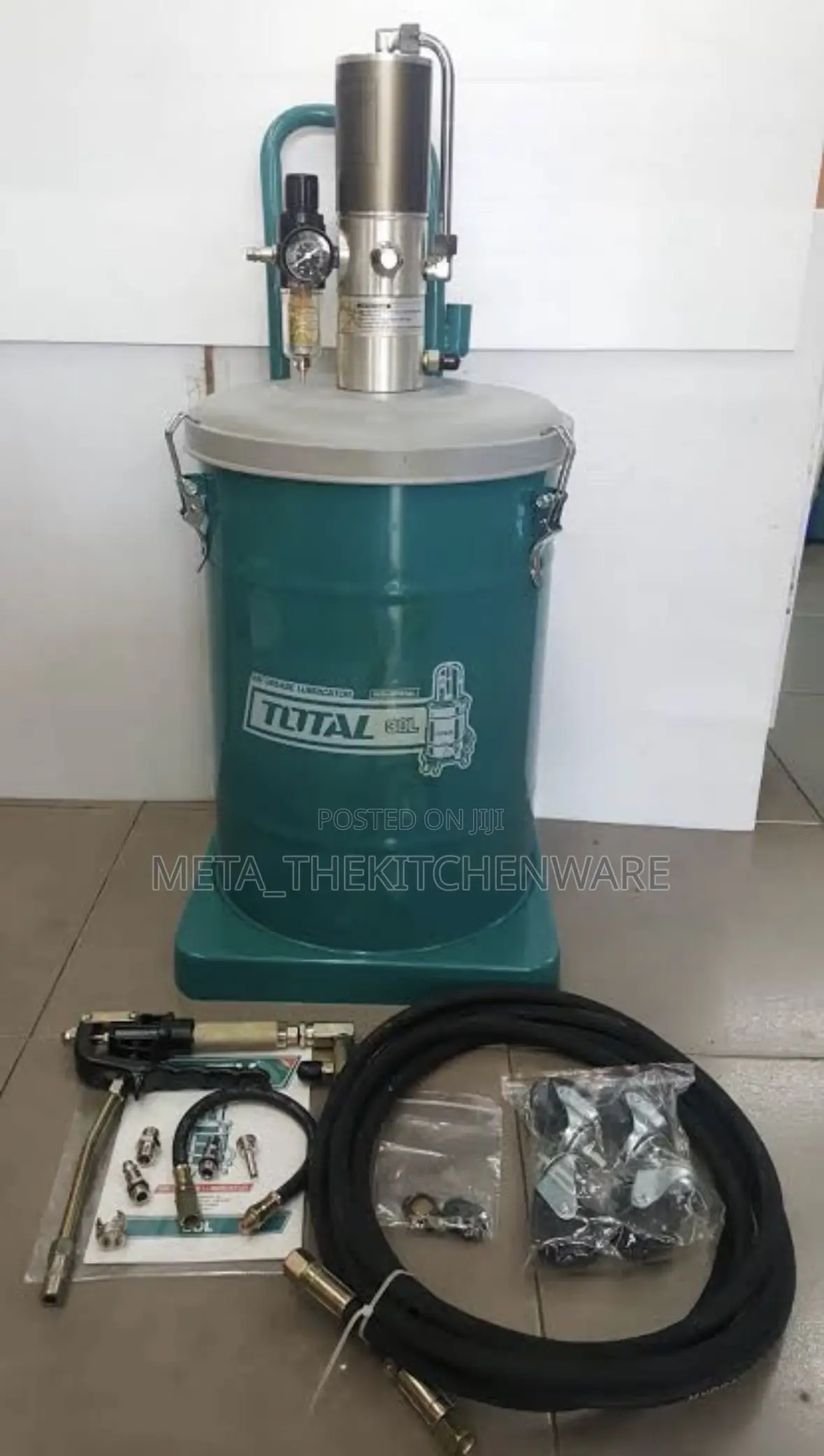Total Professional Air Grease Lubricator 30l Model Tht118302