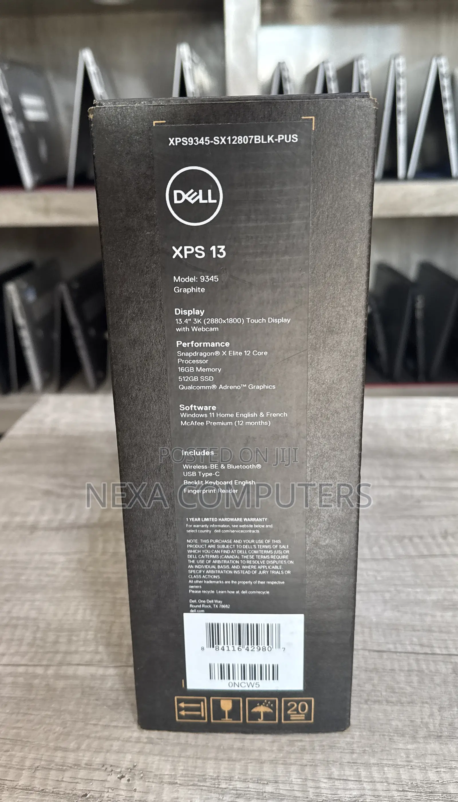 New Laptop Dell XPS 13 16GB Qualcomm Snapdragon X Elite SSD 512GB