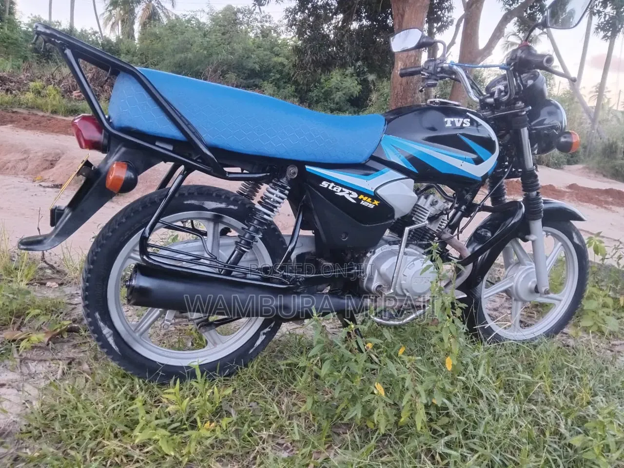 New TVS HLX 125 2025 Black