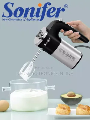 Electric Hand Mixer Sonifer Ya Chuma Na Plastic