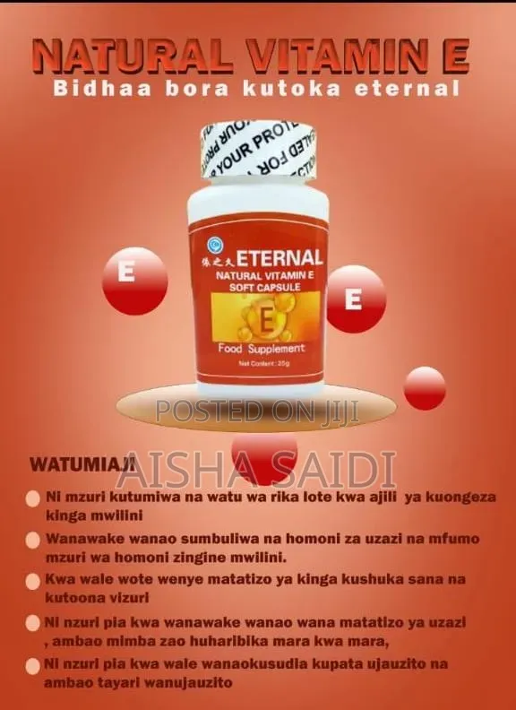 Natural Vitamin E Soft Capsule